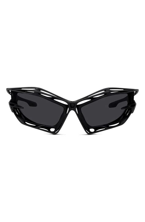 Givenchy Giv Cut Cage 70mm Geometric Sunglasses 